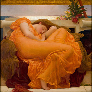 Flaming June by Sir Frederic Leighton